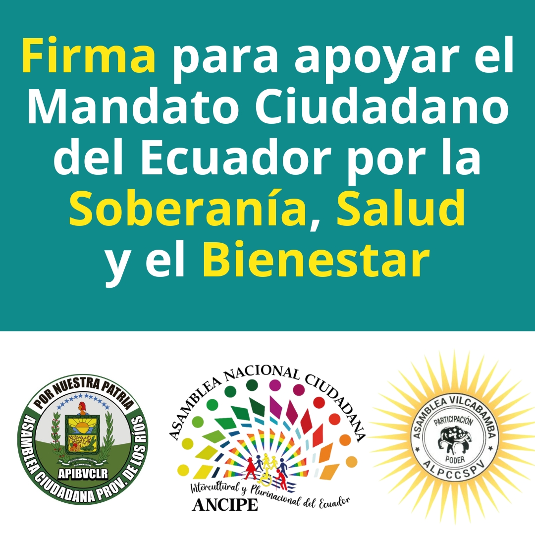 Image for the Citizen Mandate - Ecuador